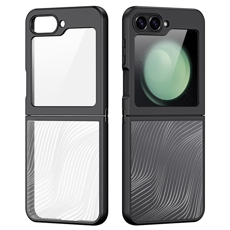 DUX DUCIS Aimo Series For Samsung Galaxy Z Flip6 5G Black Case Drop Proof TPU+PC Phone Cover (REACH Certification)