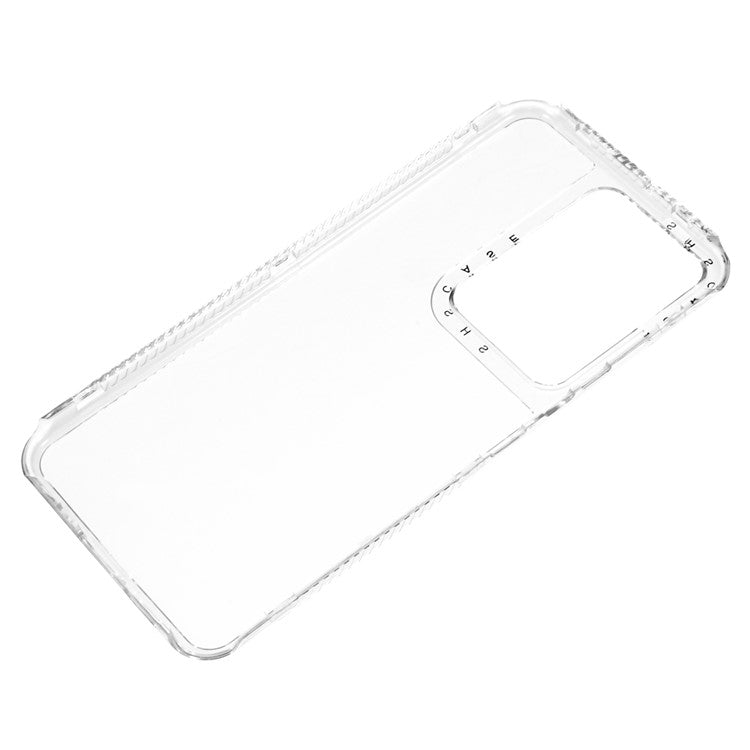 For vivo V25e 4G / V27e 4G Clear Case PC+TPU Protective Phone Cover - Transparent