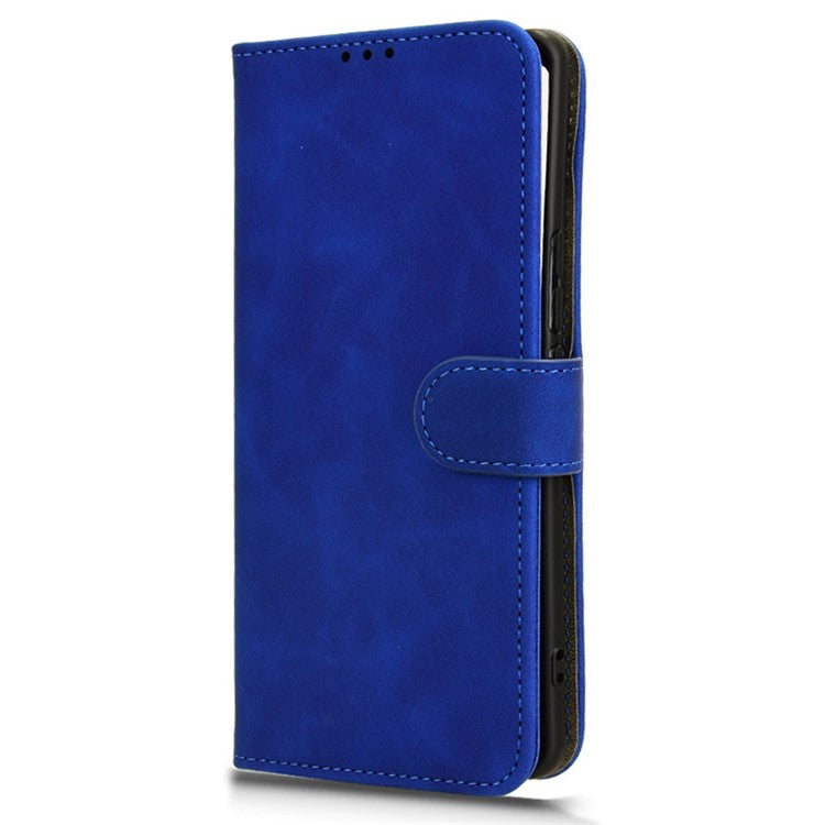 For vivo V30 5G / V30 Pro 5G Leather Case Skin-touch Flip Stand Wallet Phone Cover - Blue