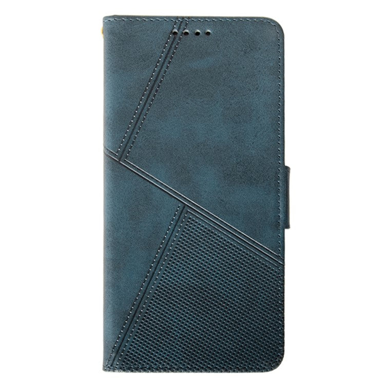 IDEWEI For vivo V30 Pro 5G Leather Case Card Slots Wallet Calf Texture Phone Cover - Blue