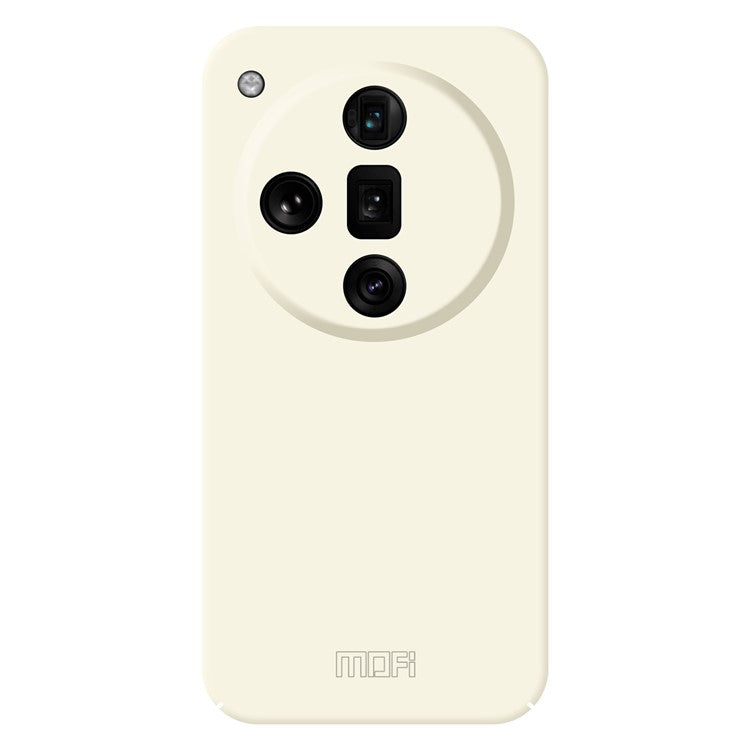 MOFI JK Qin Series For Oppo Find X7 Ultra Slim Case Matte TPU+Acrylic Phone Back Shell - Beige