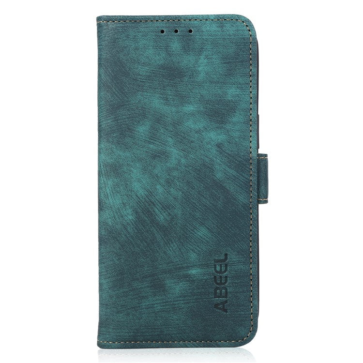 ABEEL For OnePlus Nord CE4 5G  / Oppo K12 Case Retro PU Leather Magnetic Flip Phone Cover - Green