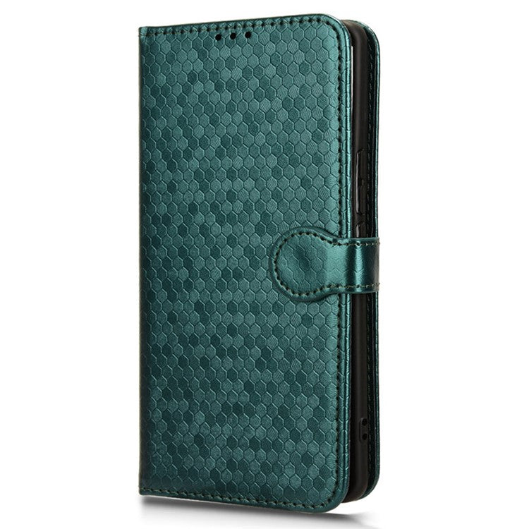 For vivo S18 5G / S18 Pro 5G / V30 5G / V30 Pro 5G Case PU Leather Dots Pattern Wallet  Phone Cover - Green