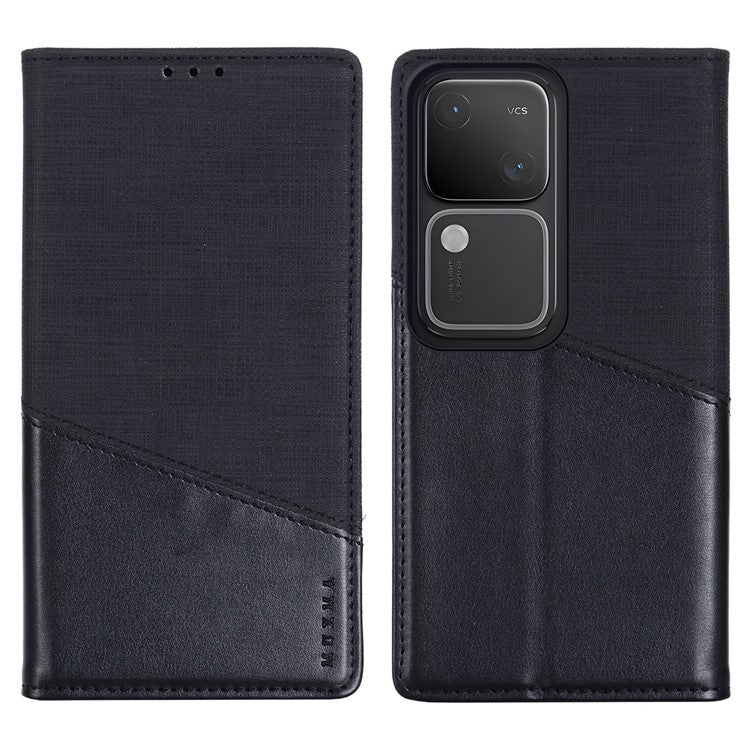 MUXMA MX109 For vivo S18 5G / S18 Pro 5G / V30 5G / V30 Pro 5G Case RFID Blocking Leather Phone Cover - Black