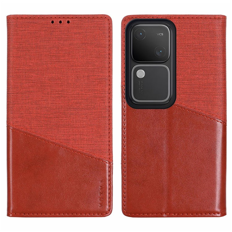 MUXMA MX109 For vivo S18 5G / S18 Pro 5G / V30 5G / V30 Pro 5G Case RFID Blocking Leather Phone Cover - Red