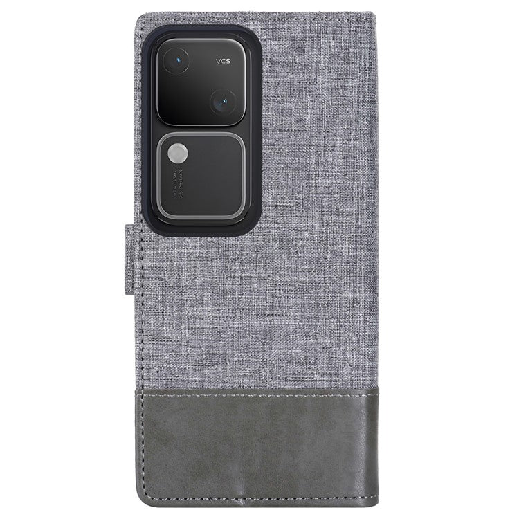 MUXMA MX102 For vivo S18 5G / S18 Pro 5G / V30 5G / V30 Pro 5G Case Leather Wallet Stand Phone Cover - Grey