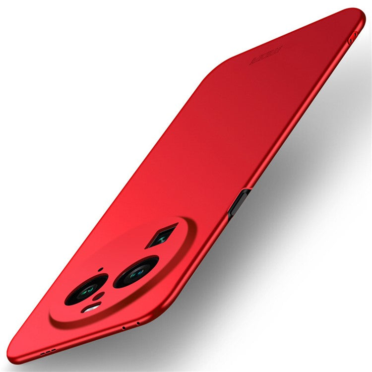 MOFI JK PC Series-1 Shield For Oppo Find X6 Pro Cell Phone Case Ultra-slim Shockproof PC Cover - Red