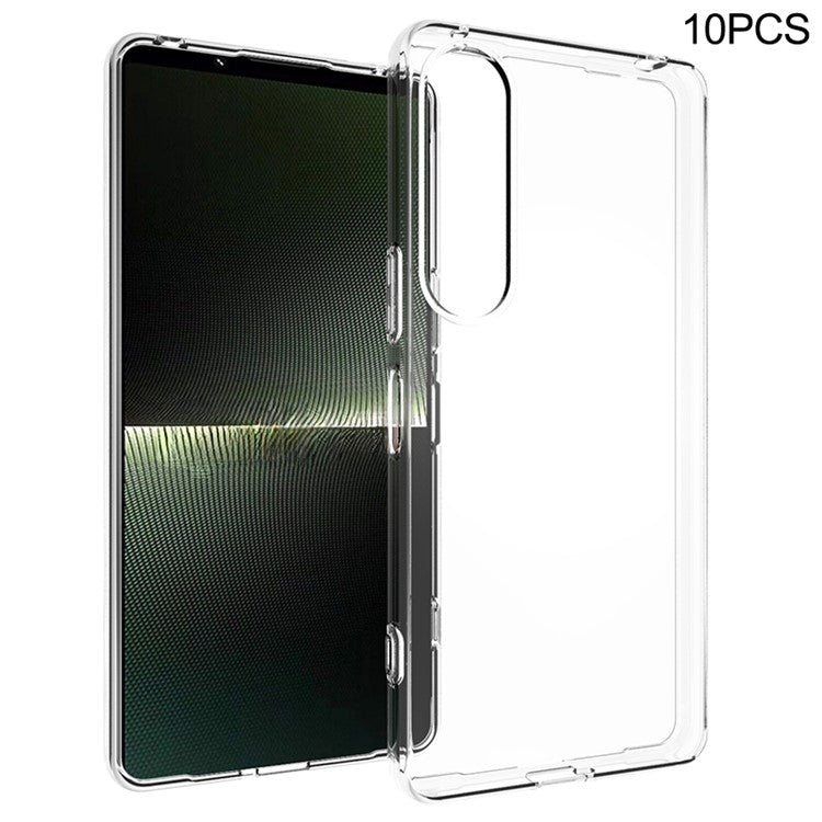 10Pcs / Pack For Sony Xperia 1 VI Watermark-Free Case Anti-drop TPU Phone Cover with Lanyard Hole