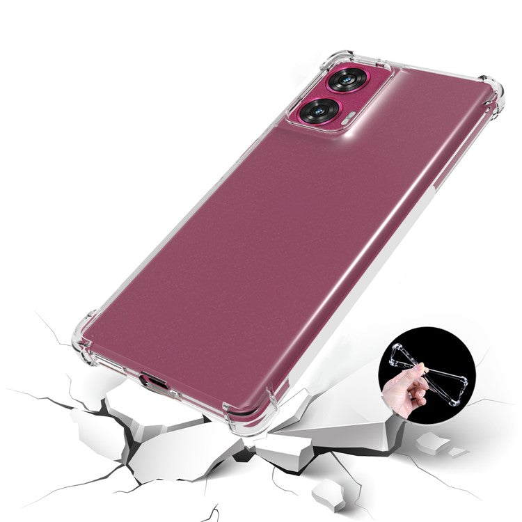 For Motorola Edge 50 Fusion Case Anti-Slip Scratch Resistant TPU Phone Cover