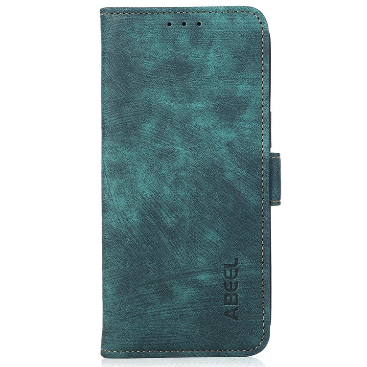 ABEEL For 	Sony Xperia 10 VI Case Retro Magnetic Flip Shock Absorbing Phone Leather Cover - Green