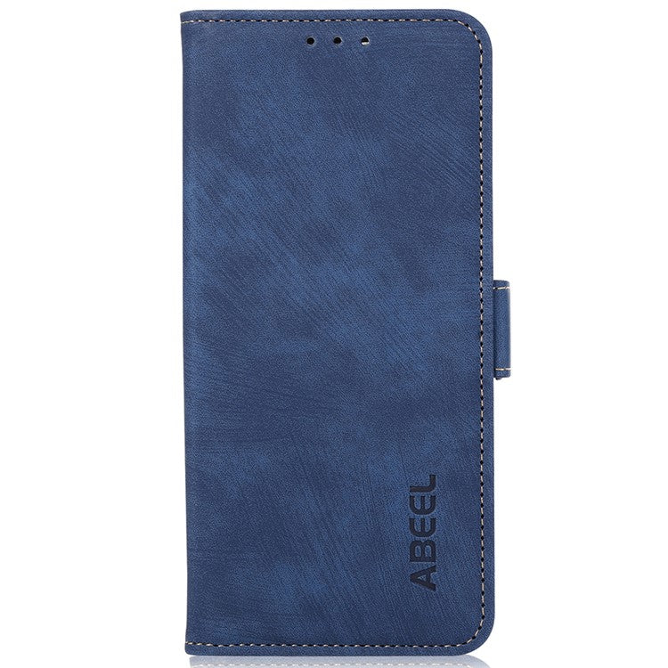 ABEEL For 	Sony Xperia 10 VI Case Retro Magnetic Flip Shock Absorbing Phone Leather Cover - Blue