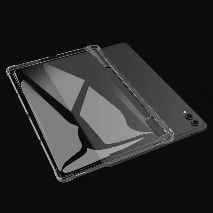 For Samsung Galaxy Tab S10 Ultra Case Four Corner Shockproof Clear Tablet TPU Cover