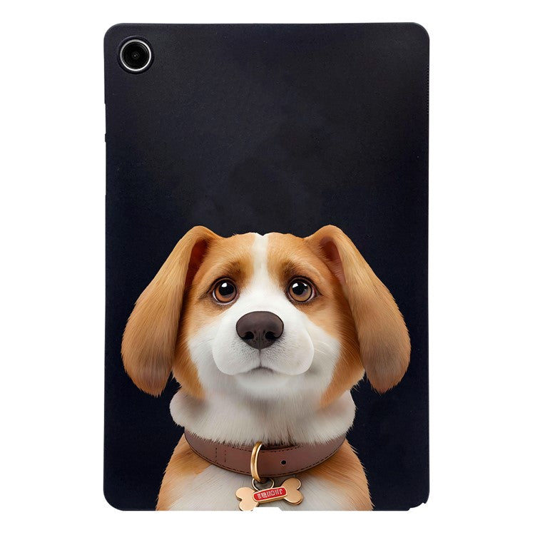 For Samsung Galaxy Tab A9+ Case Pattern Printing Slim TPU Tablet Protective Cover - Harrier Beagle