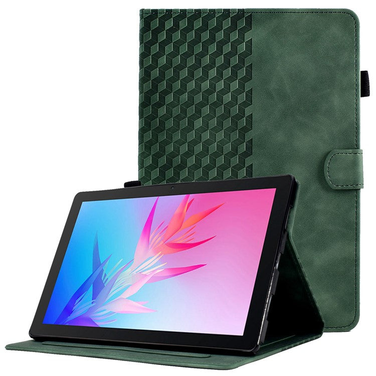 For Huawei Enjoy Tablet 2 10.1 / MatePad T 10 9.7 inch / T 10S 10.1 inch  /  Honor Pad 6 10.1-inch / Pad X6 9.7 inch Shockproof Stand Case Anti-Fall Tablet Cover with Card Slots / Auto Wake / Sleep - Green