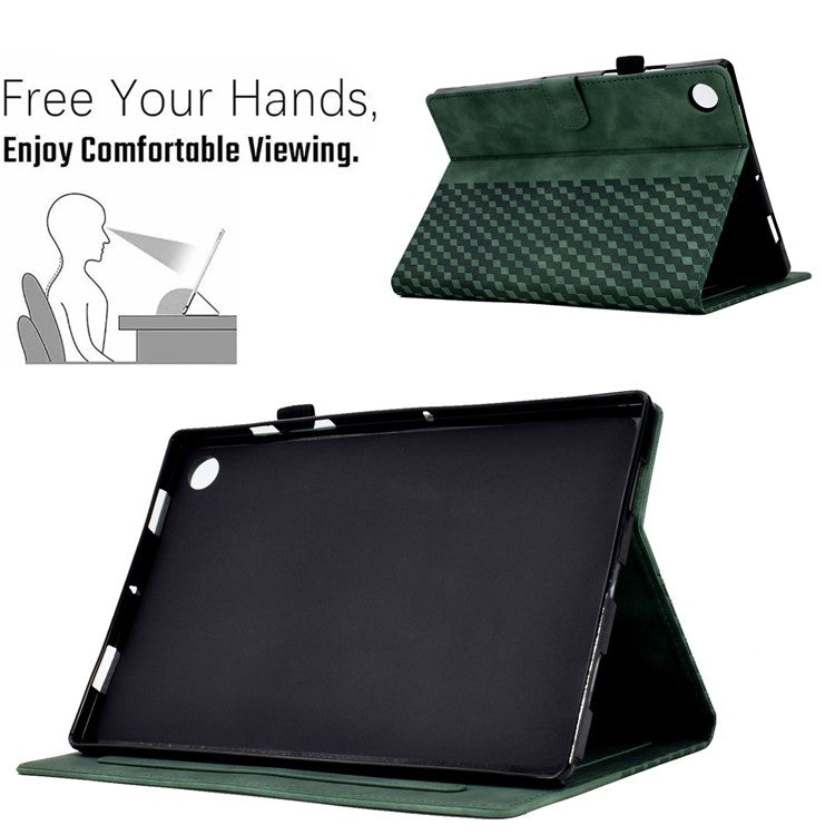 For Huawei Enjoy Tablet 2 10.1 / MatePad T 10 9.7 inch / T 10S 10.1 inch  /  Honor Pad 6 10.1-inch / Pad X6 9.7 inch Shockproof Stand Case Anti-Fall Tablet Cover with Card Slots / Auto Wake / Sleep - Green