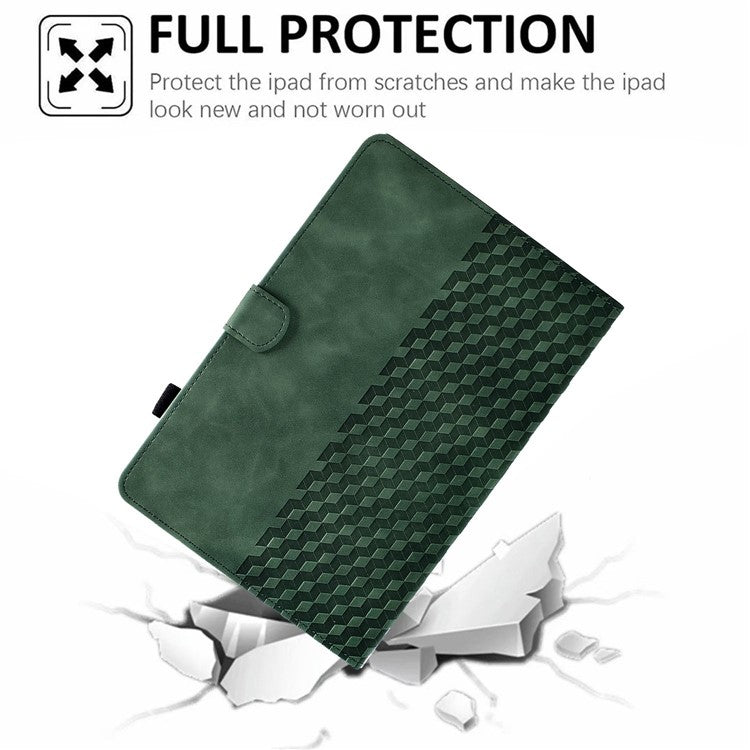 For Huawei Enjoy Tablet 2 10.1 / MatePad T 10 9.7 inch / T 10S 10.1 inch  /  Honor Pad 6 10.1-inch / Pad X6 9.7 inch Shockproof Stand Case Anti-Fall Tablet Cover with Card Slots / Auto Wake / Sleep - Green