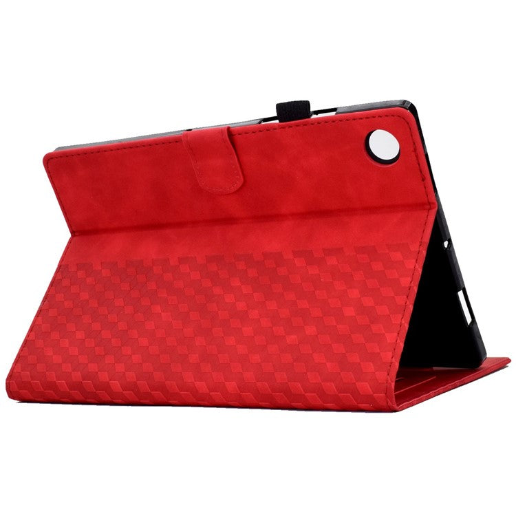 For Huawei Enjoy Tablet 2 10.1 / MatePad T 10 9.7 inch / T 10S 10.1 inch  /  Honor Pad 6 10.1-inch / Pad X6 9.7 inch Shockproof Stand Case Anti-Fall Tablet Cover with Card Slots / Auto Wake / Sleep - Red