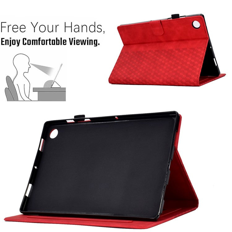 For Huawei Enjoy Tablet 2 10.1 / MatePad T 10 9.7 inch / T 10S 10.1 inch  /  Honor Pad 6 10.1-inch / Pad X6 9.7 inch Shockproof Stand Case Anti-Fall Tablet Cover with Card Slots / Auto Wake / Sleep - Red