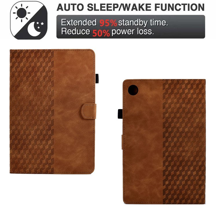 For Huawei Enjoy Tablet 2 10.1 / MatePad T 10 9.7 inch / T 10S 10.1 inch  /  Honor Pad 6 10.1-inch / Pad X6 9.7 inch Shockproof Stand Case Anti-Fall Tablet Cover with Card Slots / Auto Wake / Sleep - Brown