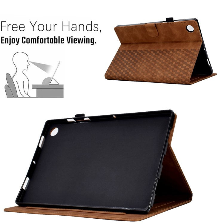 For Huawei Enjoy Tablet 2 10.1 / MatePad T 10 9.7 inch / T 10S 10.1 inch  /  Honor Pad 6 10.1-inch / Pad X6 9.7 inch Shockproof Stand Case Anti-Fall Tablet Cover with Card Slots / Auto Wake / Sleep - Brown