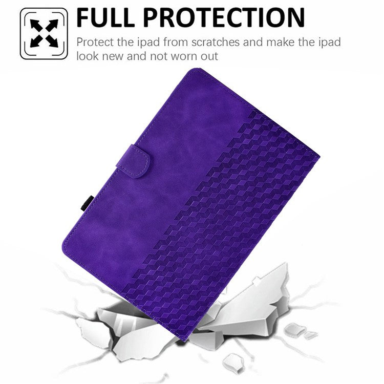 For Huawei Enjoy Tablet 2 10.1 / MatePad T 10 9.7 inch / T 10S 10.1 inch  /  Honor Pad 6 10.1-inch / Pad X6 9.7 inch Shockproof Stand Case Anti-Fall Tablet Cover with Card Slots / Auto Wake / Sleep - Purple