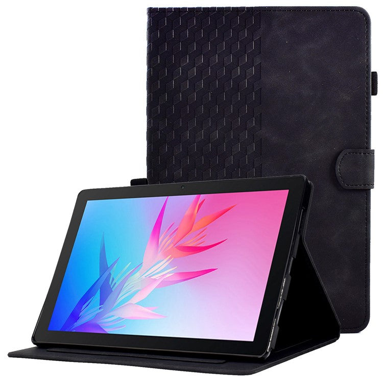 For Huawei Enjoy Tablet 2 10.1 / MatePad T 10 9.7 inch / T 10S 10.1 inch  /  Honor Pad 6 10.1-inch / Pad X6 9.7 inch Shockproof Stand Case Anti-Fall Tablet Cover with Card Slots / Auto Wake / Sleep - Black