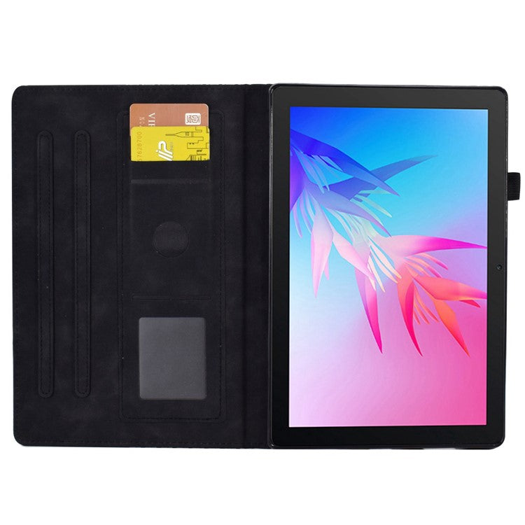 For Huawei Enjoy Tablet 2 10.1 / MatePad T 10 9.7 inch / T 10S 10.1 inch  /  Honor Pad 6 10.1-inch / Pad X6 9.7 inch Shockproof Stand Case Anti-Fall Tablet Cover with Card Slots / Auto Wake / Sleep - Black