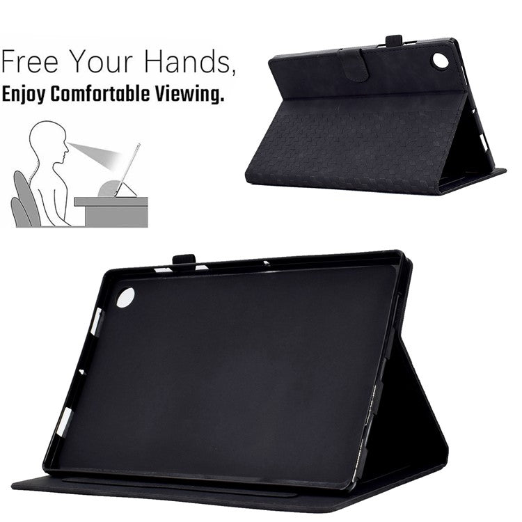 For Huawei Enjoy Tablet 2 10.1 / MatePad T 10 9.7 inch / T 10S 10.1 inch  /  Honor Pad 6 10.1-inch / Pad X6 9.7 inch Shockproof Stand Case Anti-Fall Tablet Cover with Card Slots / Auto Wake / Sleep - Black