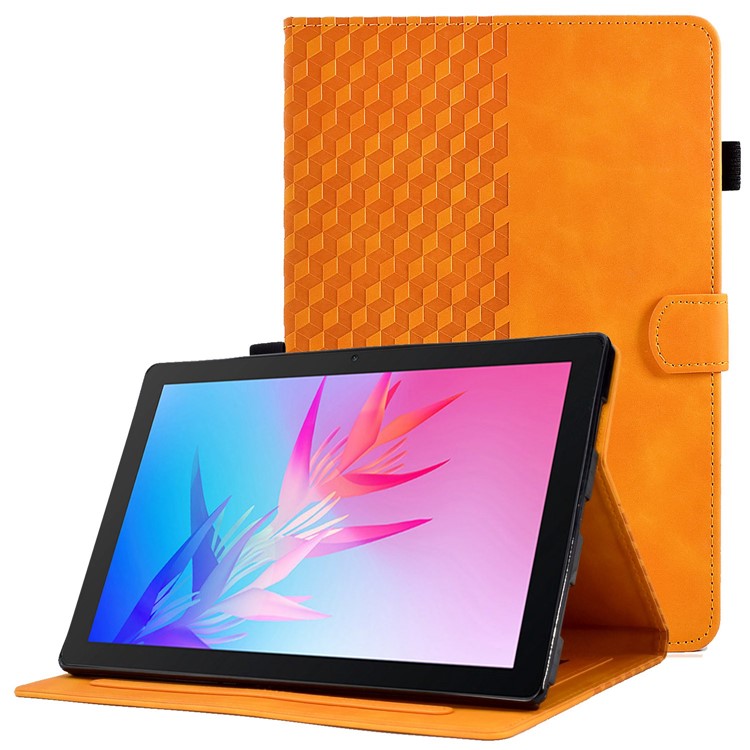 For Huawei Enjoy Tablet 2 10.1 / MatePad T 10 9.7 inch / T 10S 10.1 inch  /  Honor Pad 6 10.1-inch / Pad X6 9.7 inch Shockproof Stand Case Anti-Fall Tablet Cover with Card Slots / Auto Wake / Sleep - Khaki