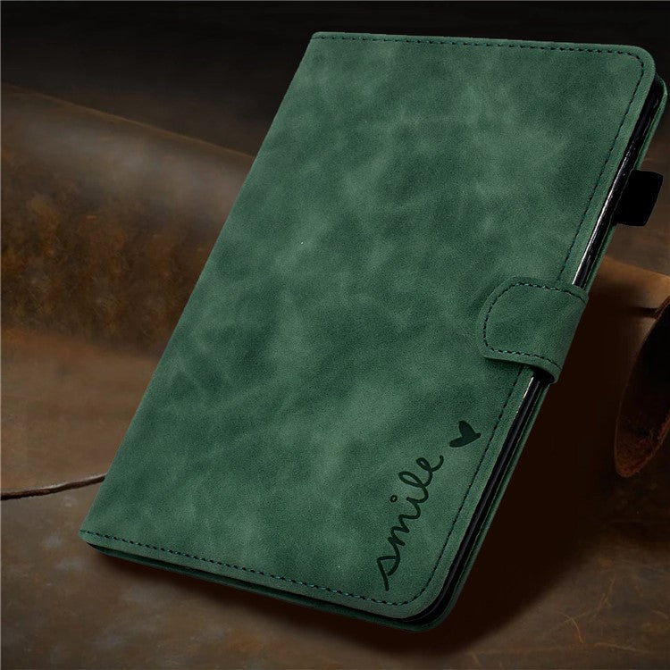 For Huawei Enjoy Tablet 2  /  MatePad T 10 9.7 inch  /  T 10S 10.1 inch  /  Honor Pad 6 10.1-inch  /  Pad X6 9.7 inch Tablet Case Pattern Imprinted PU Leather Card Slots Stand Cover - Green