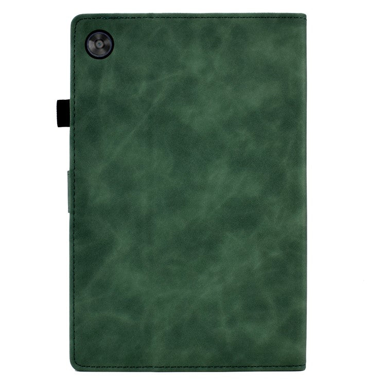 For Huawei Enjoy Tablet 2  /  MatePad T 10 9.7 inch  /  T 10S 10.1 inch  /  Honor Pad 6 10.1-inch  /  Pad X6 9.7 inch Butterfly Flower Pattern Imprinted Tablet Case PU Leather Stand Card Slot Cover - Green