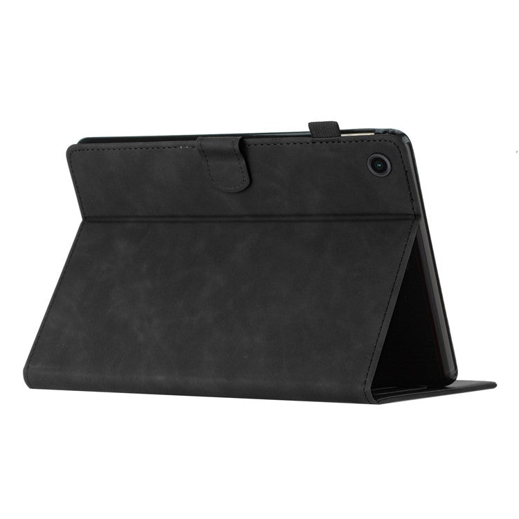 For Honor Pad 6 10.1-inch / Pad X6 9.7 inch / Huawei Enjoy Tablet 2 / MatePad T 10 9.7 inch / T 10S 10.1 inch  Card Slot Leather Tablet Case Cover - Black