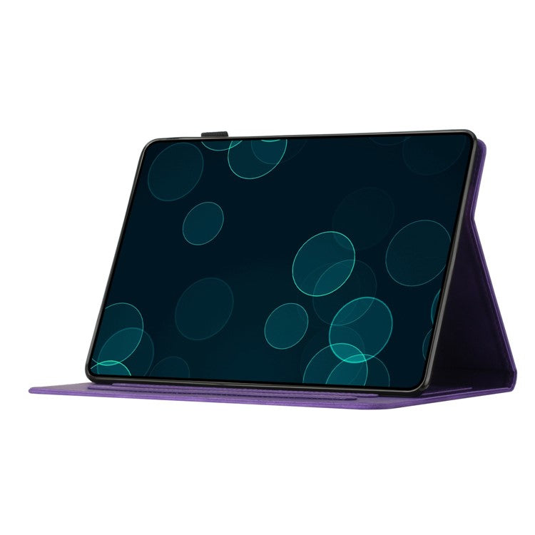 For Honor Pad 6 10.1-inch / Pad X6 9.7 inch / Huawei Enjoy Tablet 2 / MatePad T 10 9.7 inch / T 10S 10.1 inch  Card Slot Leather Tablet Case Cover - Purple