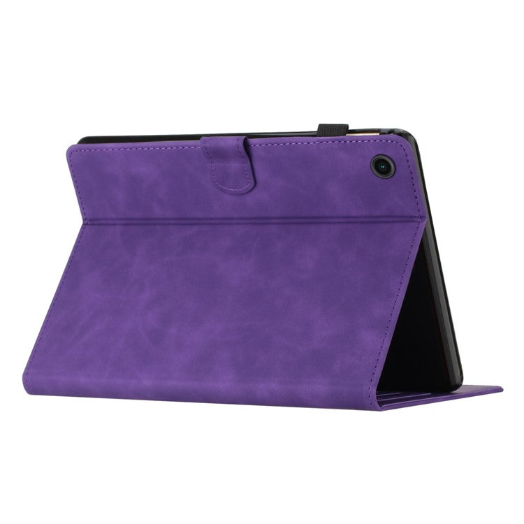 For Honor Pad 6 10.1-inch / Pad X6 9.7 inch / Huawei Enjoy Tablet 2 / MatePad T 10 9.7 inch / T 10S 10.1 inch  Card Slot Leather Tablet Case Cover - Purple