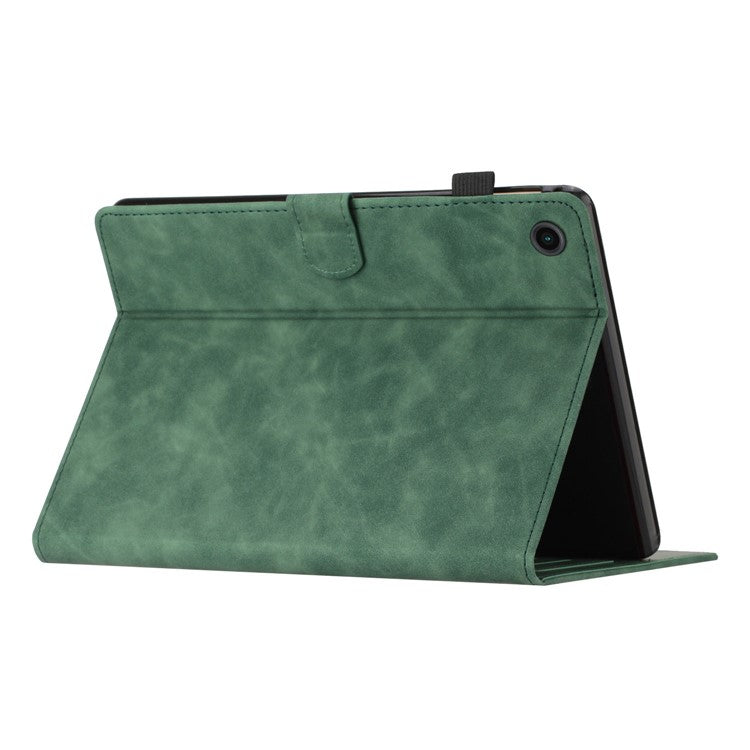 For Honor Pad 6 10.1-inch / Pad X6 9.7 inch / Huawei Enjoy Tablet 2 / MatePad T 10 9.7 inch / T 10S 10.1 inch  Card Slot Leather Tablet Case Cover - Army Green