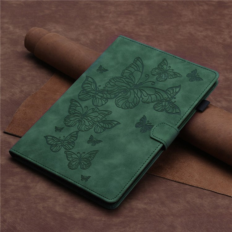 For Honor Pad 6 10.1-inch / Pad X6 9.7 inch / Huawei Enjoy Tablet 2 / MatePad T 10 9.7 inch / T 10S 10.1 inch  Card Slot Leather Tablet Case Cover - Army Green