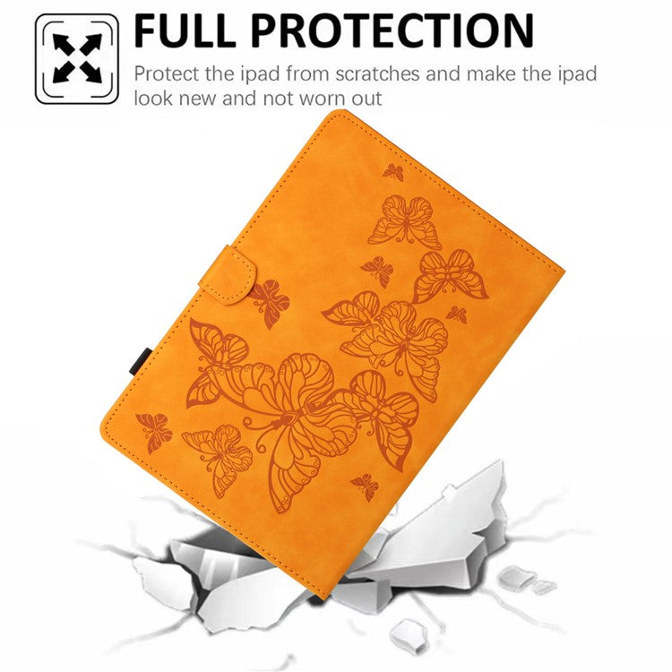 For Honor Pad 6 10.1-inch / Pad X6 9.7 inch / Huawei Enjoy Tablet 2 / MatePad T 10 9.7 inch / T 10S 10.1 inch  Card Slot Leather Tablet Case Cover - Yellow