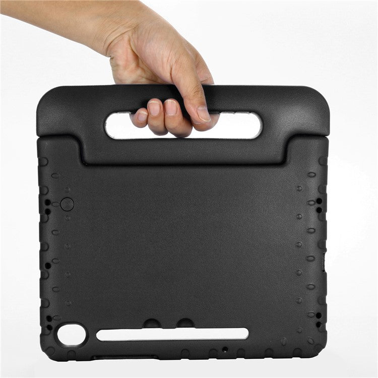 For Samsung Galaxy Tab S9 / S9 FE Protective EVA Kids Cover Handle Kickstand Shockproof Tablet Case - Black