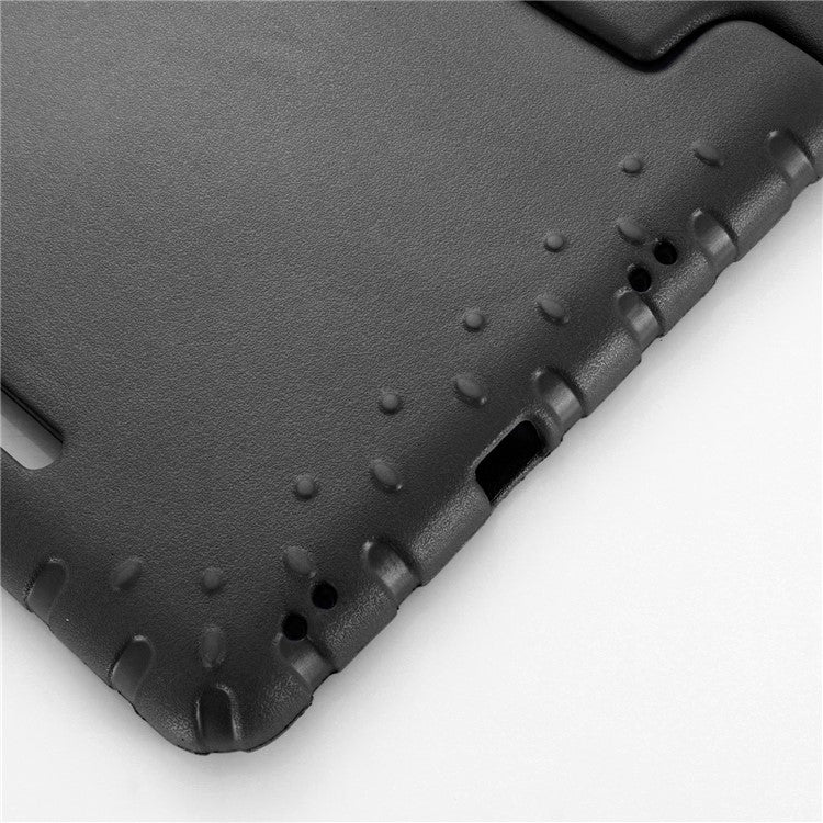 For Samsung Galaxy Tab S9 / S9 FE Protective EVA Kids Cover Handle Kickstand Shockproof Tablet Case - Black