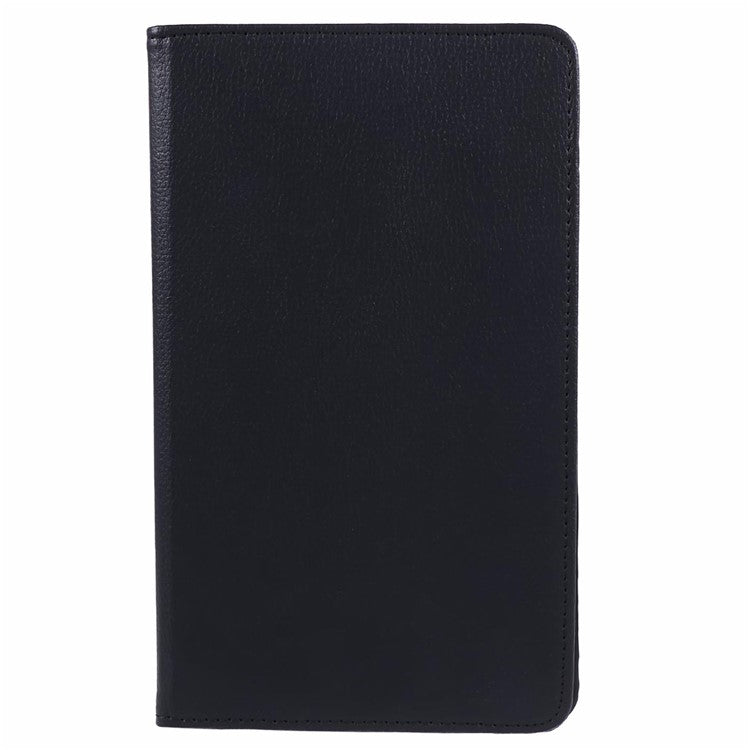 For Samsung Galaxy Tab A9 Case PU Leather Rotating Stand Tablet Cover - Black