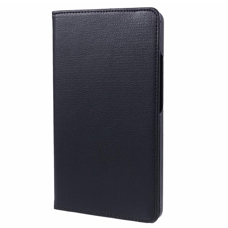 For Samsung Galaxy Tab A9 Case PU Leather Rotating Stand Tablet Cover - Black