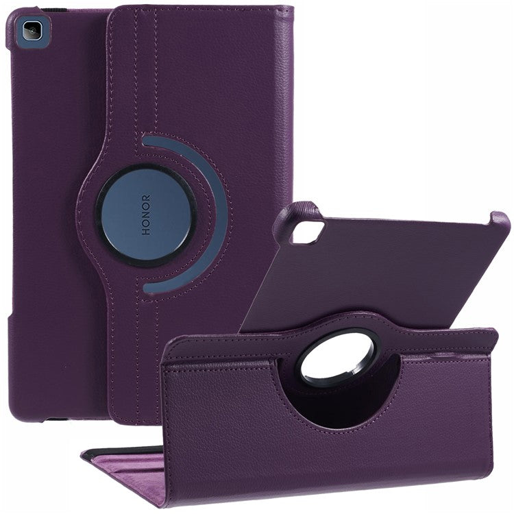 For Huawei Enjoy Tablet 2 / MatePad T 10S 10.1 inch / Pad X6 9.7 inch / Pad X8 / Pad 6 10.1-inch Case Leather+TPU Rotating Stand Tablet Cover - Purple