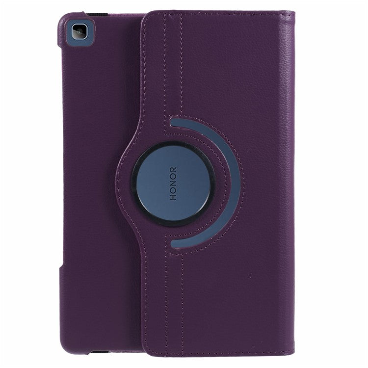 For Huawei Enjoy Tablet 2 / MatePad T 10S 10.1 inch / Pad X6 9.7 inch / Pad X8 / Pad 6 10.1-inch Case Leather+TPU Rotating Stand Tablet Cover - Purple