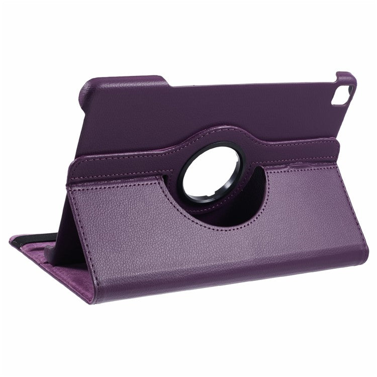 For Huawei Enjoy Tablet 2 / MatePad T 10S 10.1 inch / Pad X6 9.7 inch / Pad X8 / Pad 6 10.1-inch Case Leather+TPU Rotating Stand Tablet Cover - Purple