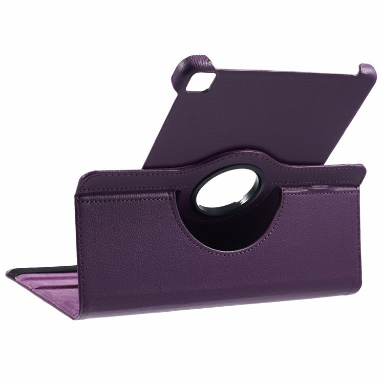 For Huawei Enjoy Tablet 2 / MatePad T 10S 10.1 inch / Pad X6 9.7 inch / Pad X8 / Pad 6 10.1-inch Case Leather+TPU Rotating Stand Tablet Cover - Purple