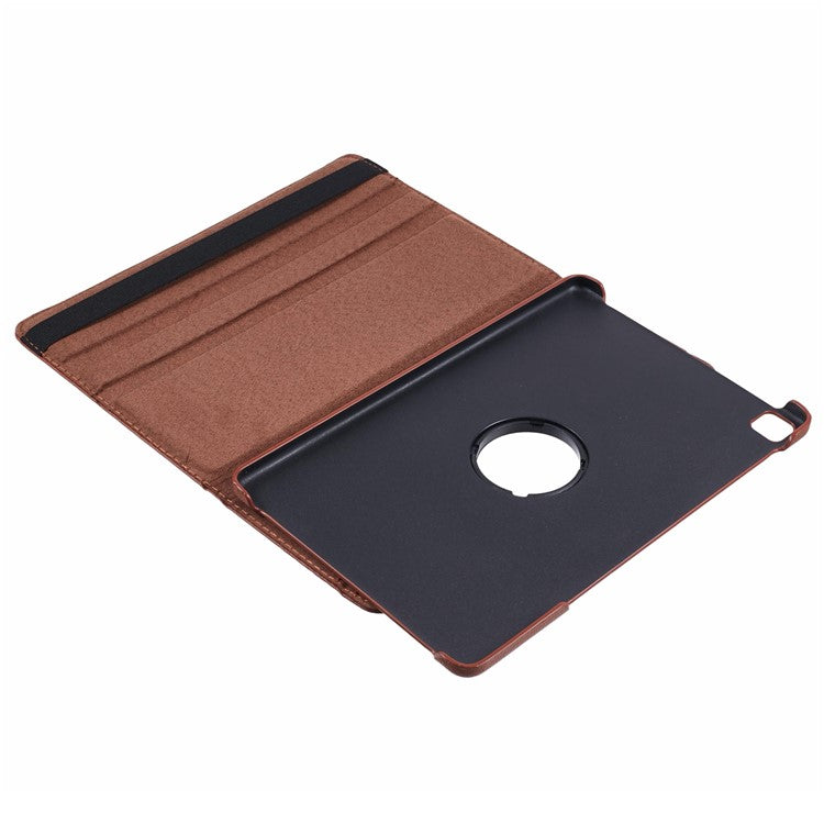 For Huawei Enjoy Tablet 2 / MatePad T 10S 10.1 inch / Pad X6 9.7 inch / Pad X8 / Pad 6 10.1-inch Case Leather+TPU Rotating Stand Tablet Cover - Brown