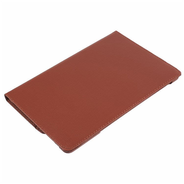 For Huawei Enjoy Tablet 2 / MatePad T 10S 10.1 inch / Pad X6 9.7 inch / Pad X8 / Pad 6 10.1-inch Case Leather+TPU Rotating Stand Tablet Cover - Brown