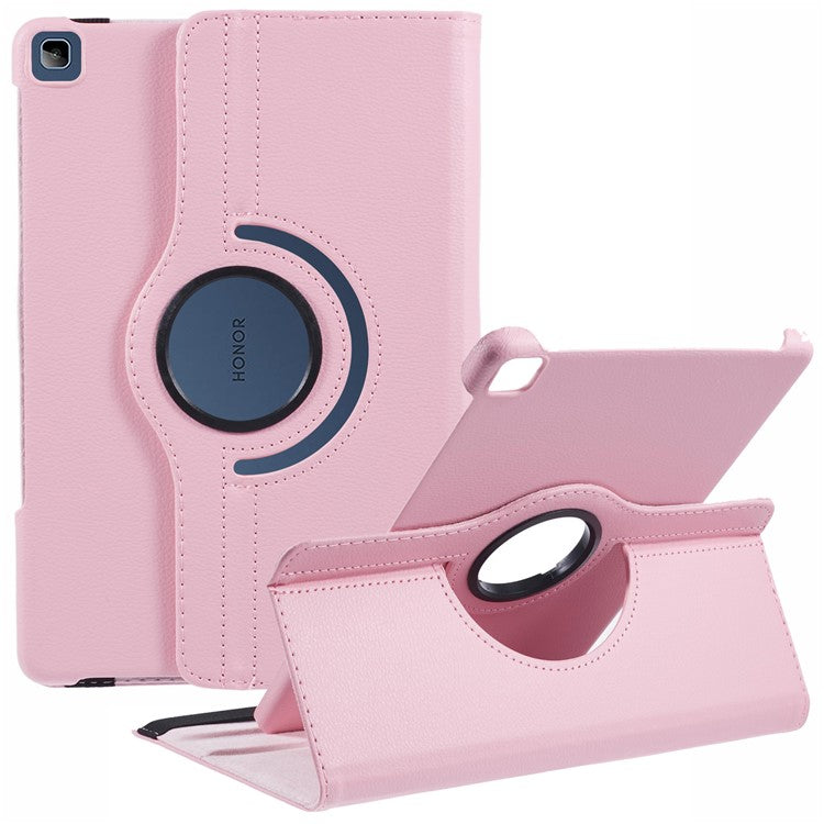 For Huawei Enjoy Tablet 2 / MatePad T 10S 10.1 inch / Pad X6 9.7 inch / Pad X8 / Pad 6 10.1-inch Case Leather+TPU Rotating Stand Tablet Cover - Pink