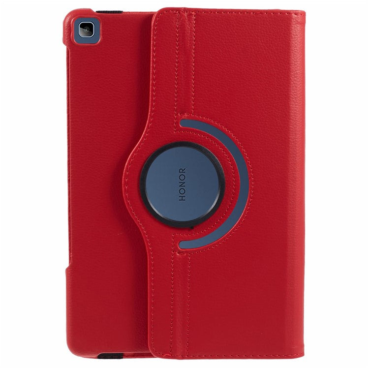 For Huawei Enjoy Tablet 2 / MatePad T 10S 10.1 inch / Pad X6 9.7 inch / Pad X8 / Pad 6 10.1-inch Case Leather+TPU Rotating Stand Tablet Cover - Red