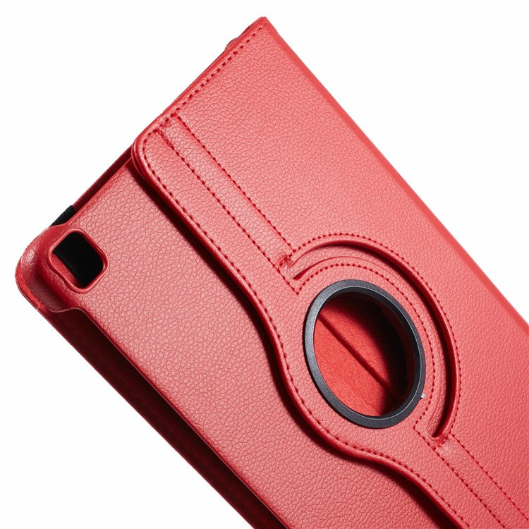 For Huawei Enjoy Tablet 2 / MatePad T 10S 10.1 inch / Pad X6 9.7 inch / Pad X8 / Pad 6 10.1-inch Case Leather+TPU Rotating Stand Tablet Cover - Red